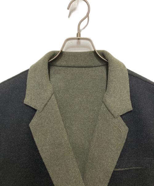 ETHOSENS（エトセンス）ETHOSENS (エトセンス) CUT OFF JACKET　カットオフジャケット グリーン サイズ:SIZE 2 未使用品の古着・服飾アイテム