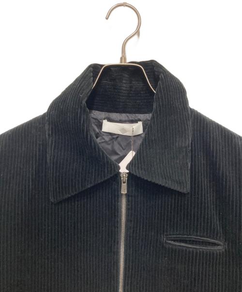 ETHOSENS（エトセンス）ETHOSENS (エトセンス) CORDUROY TUCKED VOLUME BLOUSON コーデュロイ タックド ボリューム ブルゾン ブラック サイズ:SIZE 2 未使用品の古着・服飾アイテム