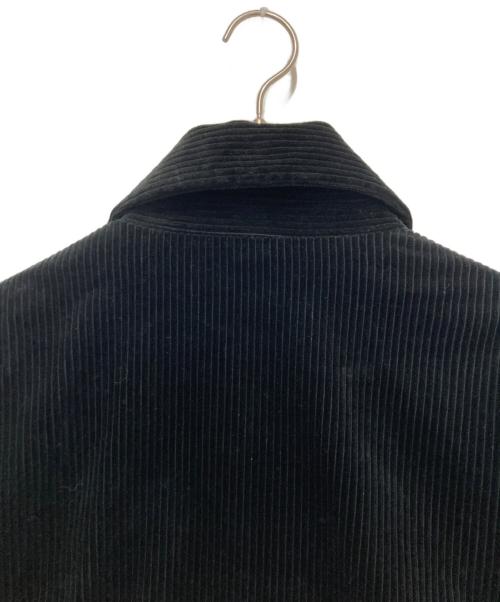 ETHOSENS（エトセンス）ETHOSENS (エトセンス) CORDUROY TUCKED VOLUME BLOUSON コーデュロイ タックド ボリューム ブルゾン ブラック サイズ:SIZE 2 未使用品の古着・服飾アイテム