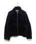 ETHOSENS（エトセンス）の古着「CORDUROY TUCKED VOLUME BLOUSON コーデュロイ タックド ボリューム ブルゾン」｜ブラック