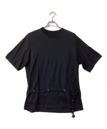 ETHOSENS（エトセンス）の古着「ストリングベルトtシャツ」｜ブラック