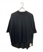 ETRE TOKYOエトレトウキョウ）の古着「モックネックBigTee」｜ブラック