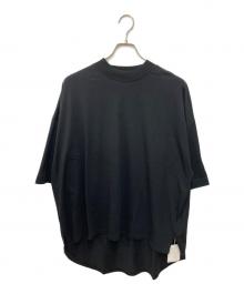 ETRE TOKYO（エトレトウキョウ）の古着「モックネックBigTee」｜ブラック