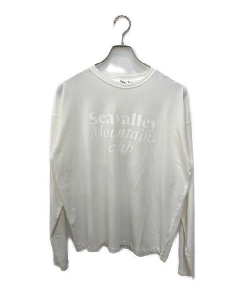 SEA（シー）SEA (シー) SEAVALLY MOUNTAIN CLUB GRAPHIC L/S TEE ホワイト サイズ:	SIZE 1 未使用品の古着・服飾アイテム