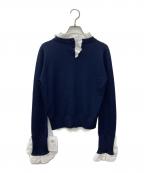 Gypsohilaジプソフィア）の古着「Orchid Knit」｜ネイビー