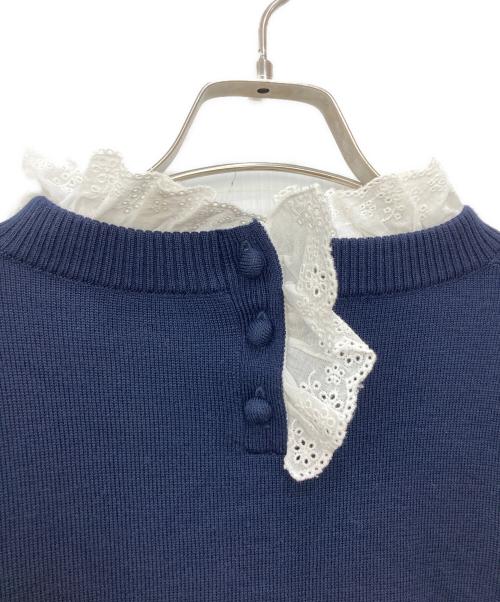 Gypsohila（ジプソフィア）Gypsohila (ジプソフィア) Orchid Knit ネイビー サイズ:F 未使用品の古着・服飾アイテム