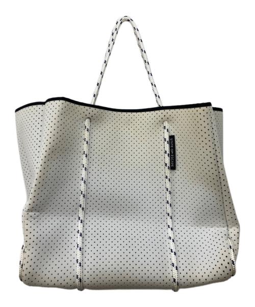 STATE OF ESCAPE（ステイトオブエスケープ）STATE OF ESCAPE (ステイトオブエスケープ) Flying Solo Tote ホワイトの古着・服飾アイテム