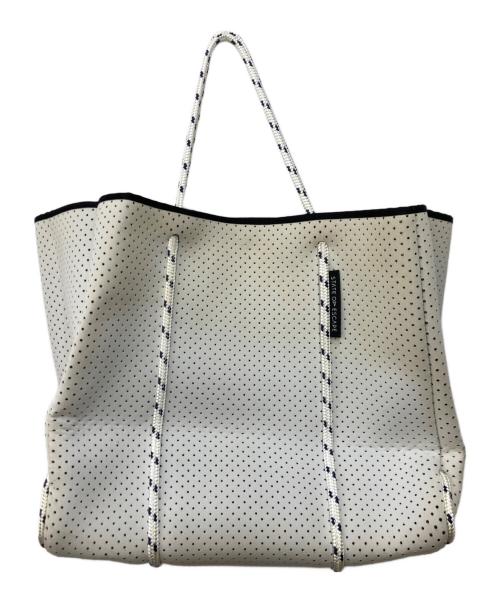 STATE OF ESCAPE（ステイトオブエスケープ）STATE OF ESCAPE (ステイトオブエスケープ) Flying Solo Tote ホワイトの古着・服飾アイテム