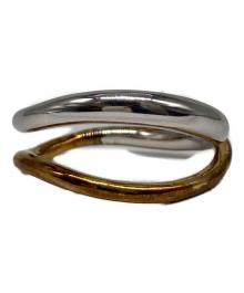 Cesoi（セソワ）の古着「One Stroke Ring (Double)」｜ゴールド×シルバー