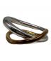 Cesoi (セソワ) One Stroke Ring (Double) ゴールド×シルバー サイズ:13号：5000円