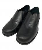 STEFAN COOKEステファンクック）の古着「Perforated Slip On Loafers」｜ブラック