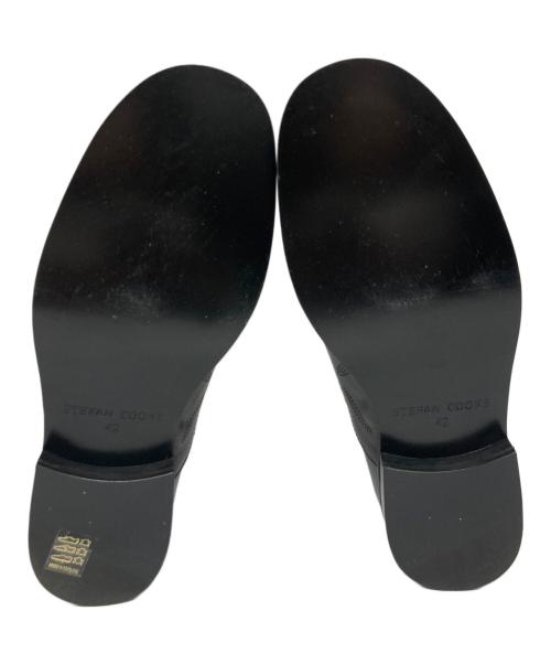 STEFAN COOKE（ステファンクック）stefan cooke (ステファンクック) Perforated Slip On Loafers ブラック サイズ:42の古着・服飾アイテム