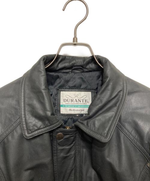 DURANTE（デュランテ）durante (デュランテ) レザージャケット ブラック サイズ:Ⅿの古着・服飾アイテム