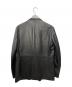 LANVIN COLLECTION (ランバンコレクション) ジップデザインレザーテーラードジャケット ブラック サイズ:50：30000円