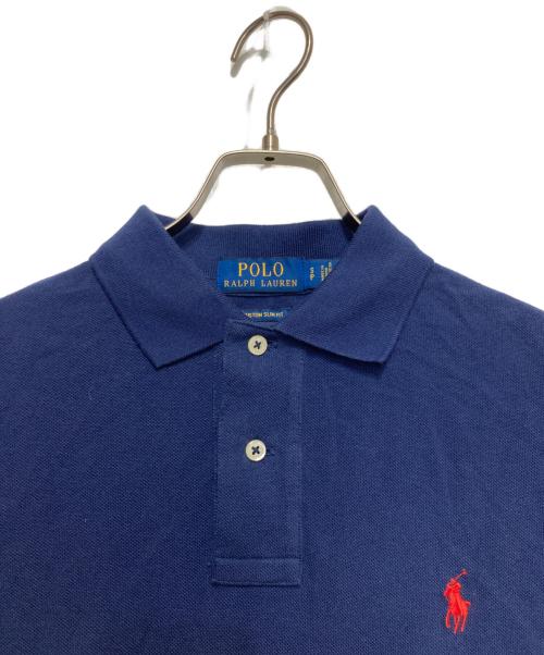 POLO RALPH LAUREN（ポロ・ラルフローレン）POLO RALPH LAUREN (ポロ・ラルフローレン) ワンポイントポロシャツ ネイビー サイズ:Sの古着・服飾アイテム