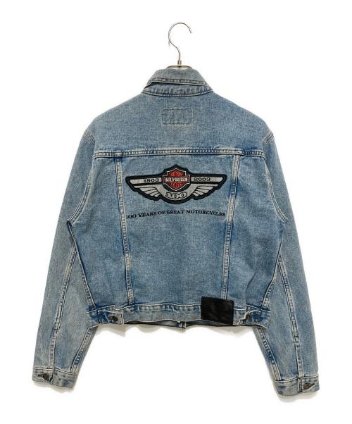 HARLEY-DAVIDSON（ハーレーダビッドソン）HARLEY-DAVIDSON (ハーレーダビッドソン) デニムジャケット インディゴ サイズ:Lの古着・服飾アイテム