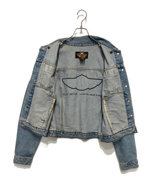 HARLEY-DAVIDSON（ハーレーダビッドソン）HARLEY-DAVIDSON (ハーレーダビッドソン) デニムジャケット インディゴ サイズ:Lの古着・服飾アイテム
