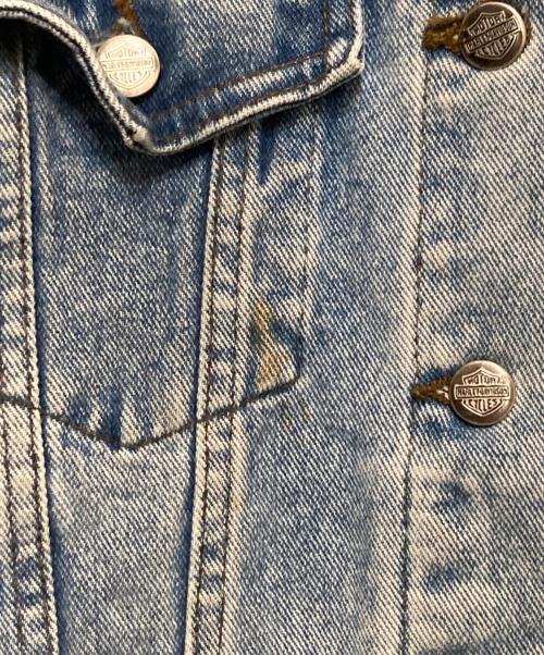 HARLEY-DAVIDSON（ハーレーダビッドソン）HARLEY-DAVIDSON (ハーレーダビッドソン) デニムジャケット インディゴ サイズ:Lの古着・服飾アイテム