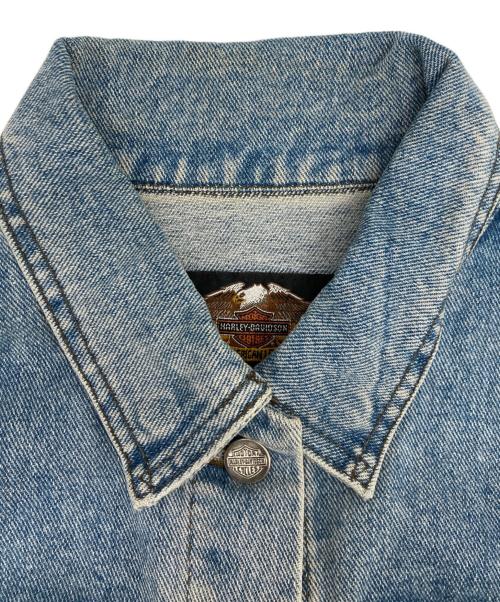 HARLEY-DAVIDSON（ハーレーダビッドソン）HARLEY-DAVIDSON (ハーレーダビッドソン) デニムジャケット インディゴ サイズ:Lの古着・服飾アイテム