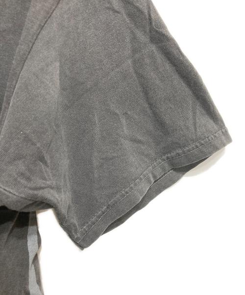 stussy（ステューシー）stussy (ステューシー) Column Pigment dyed Tシャツ グレー サイズ:Mの古着・服飾アイテム