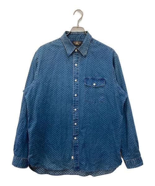 RRL（ダブルアールエル）RRL (ダブルアールエル) ALASKA SPORT SHIRTS ブラック サイズ:Lの古着・服飾アイテム