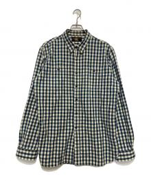 RRL（ダブルアールエル）の古着「ギンガムチェックシャツ」｜ホワイト×ブルー