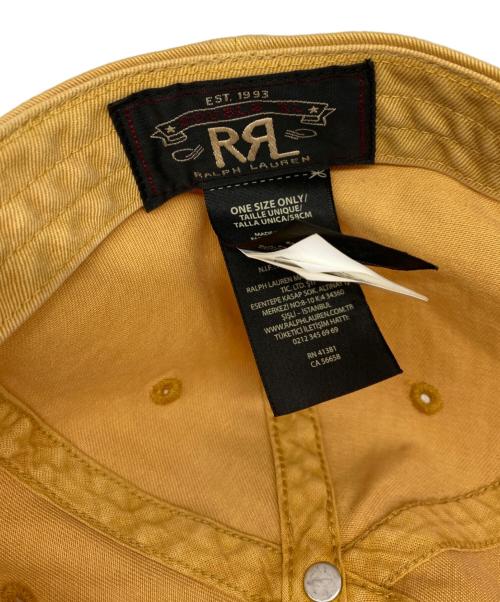 RRL（ダブルアールエル）RRL (ダブルアールエル) ウイングロゴボールキャップ イエロー サイズ:ONESIZEの古着・服飾アイテム