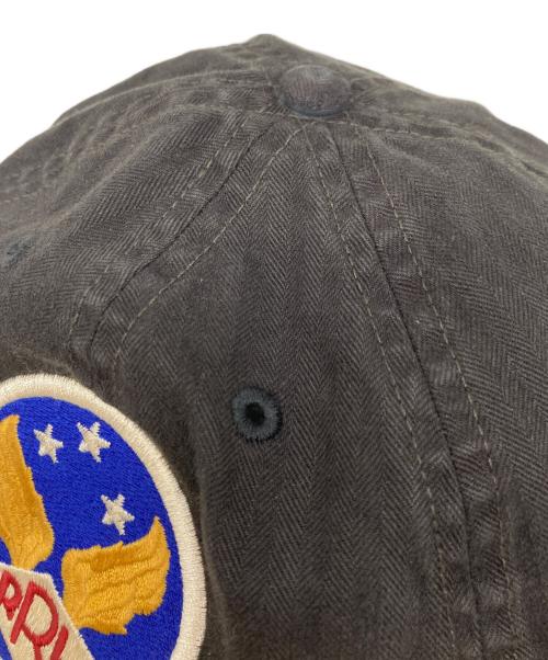 RRL（ダブルアールエル）RRL (ダブルアールエル) ウイングロゴボールキャップ ブラック サイズ:ONESIZEの古着・服飾アイテム