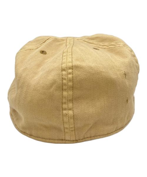 RRL（ダブルアールエル）RRL (ダブルアールエル) ヘリンボーンキャップ ベージュ サイズ:Lの古着・服飾アイテム
