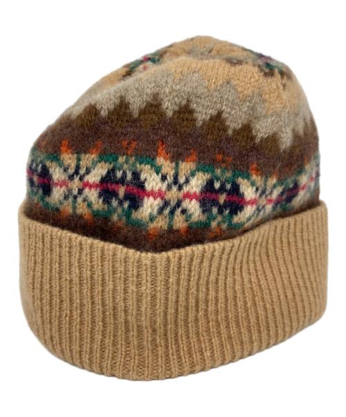 RRL（ダブルアールエル）RRL (ダブルアールエル) ニット帽 ブラウン サイズ:ONESIZEの古着・服飾アイテム