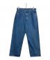 STEVEN ALAN（スティーブンアラン）の古着「13.5oz デニム 5ポケット バギー テーパード パンツ」｜インディゴ