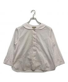 MARGARET HOWELL（マーガレットハウエル）の古着「SHEER COTTON  シャツ」｜ピンク