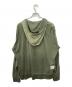 DIESEL (ディーゼル) Satin Fabric Switching Full-Zip Loose Hoodie グリーン サイズ:M：8000円
