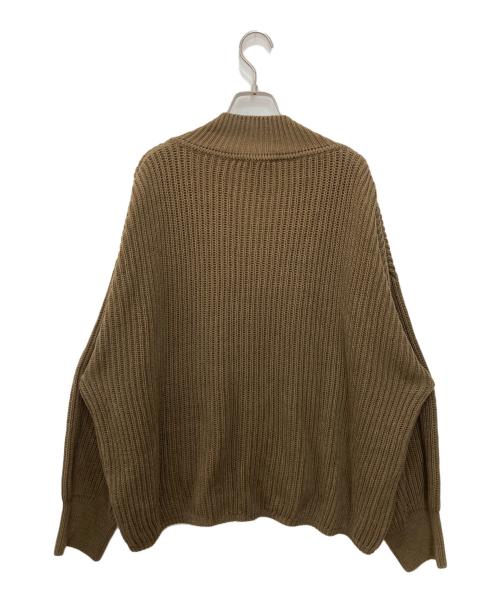 TWINS FLORENCE（ツインズフローレンス）TWINS FLORENCE (ツインズフローレンス) VNECK KNIT(DORIA YARN) ブラウン サイズ:Ｓの古着・服飾アイテム