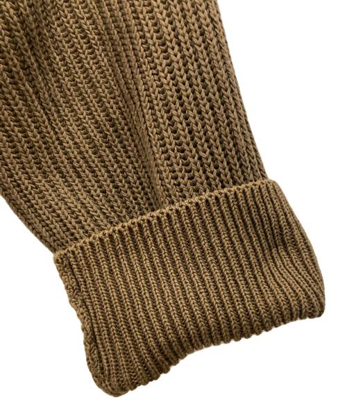 TWINS FLORENCE（ツインズフローレンス）TWINS FLORENCE (ツインズフローレンス) VNECK KNIT(DORIA YARN) ブラウン サイズ:Ｓの古着・服飾アイテム