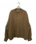 TWINS FLORENCE（ツインズフローレンス）の古着「VNECK KNIT(DORIA YARN)」｜ブラウン