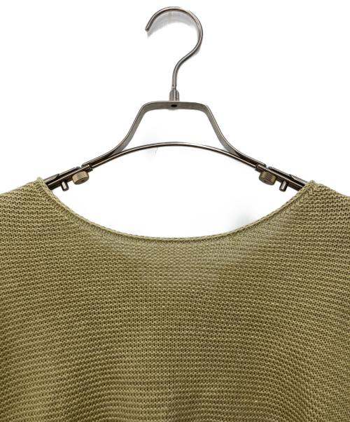 L'appartement（アパルトモン）L'Appartement (アパルトモン) Linen Boat neck Knit ベージュ サイズ:不明の古着・服飾アイテム