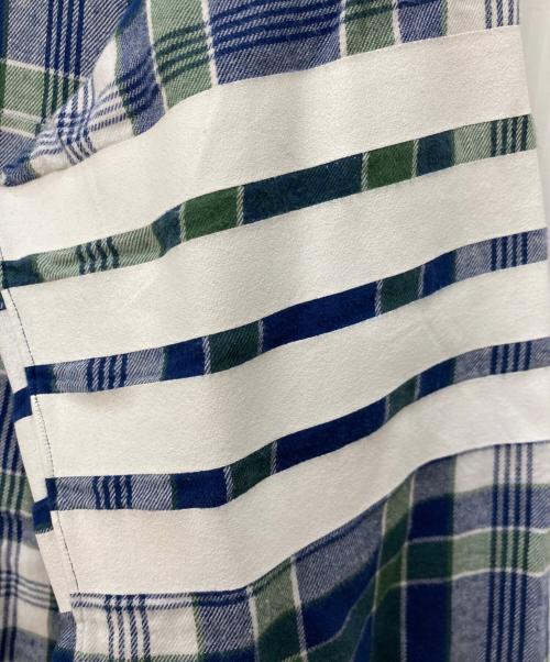 Thom Browne（トムブラウン）Thom Browne (トムブラウン) ネルシャツ グリーン サイズ:１の古着・服飾アイテム