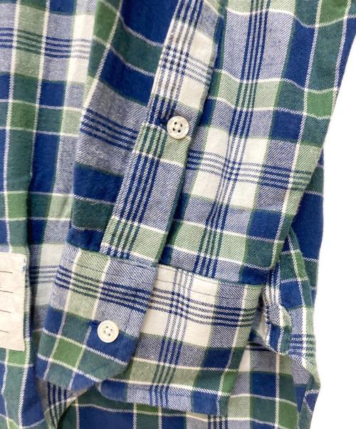 Thom Browne（トムブラウン）Thom Browne (トムブラウン) ネルシャツ グリーン サイズ:１の古着・服飾アイテム