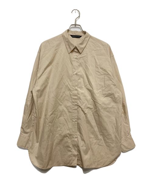 mizuiro-ind（ミズイロインド）mizuiro-ind (ミズイロインド) ビックシルエットシャツ ベージュ サイズ:不明の古着・服飾アイテム