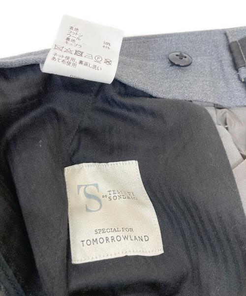 TOMORROW LAND（トゥモローランド）TOMORROW LAND (トゥモローランド) PILGRIM (ピルグリム) コットンウール グルカスラックス グレー サイズ:50の古着・服飾アイテム