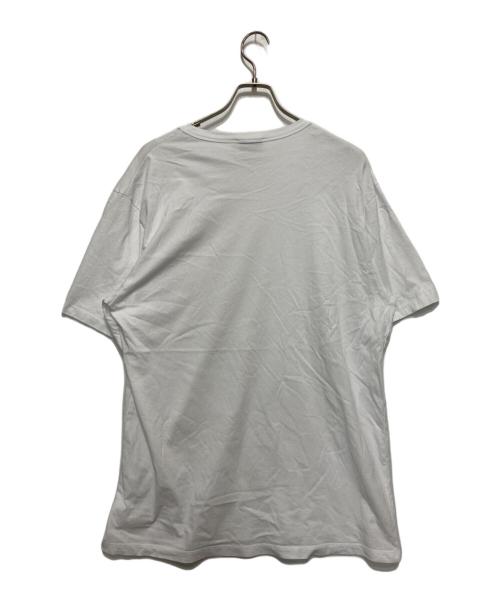 maison kitsune（メゾンキツネ）MAISON KITSUNE (メゾンキツネ) ワンポイント胸ポケットTシャツ ホワイト サイズ:XXLの古着・服飾アイテム