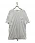 MAISON KITSUNE（メゾンキツネ）の古着「ワンポイント胸ポケットTシャツ」｜ホワイト