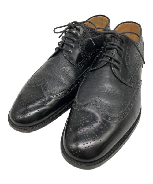 LOAKE（ローク）LOAKE (ローク) arlington ウィングチップシューズ ブラック サイズ:9　1/2の古着・服飾アイテム
