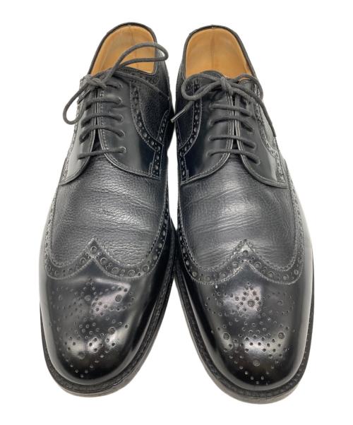 LOAKE（ローク）LOAKE (ローク) arlington ウィングチップシューズ ブラック サイズ:9　1/2の古着・服飾アイテム