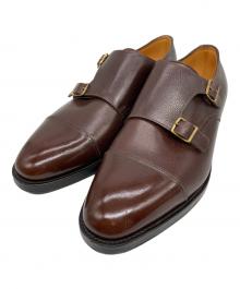 JOHN LOBB（ジョンロブ）の古着「WILLIAM ダブルンモンクストラップシューズ」｜ブラウン