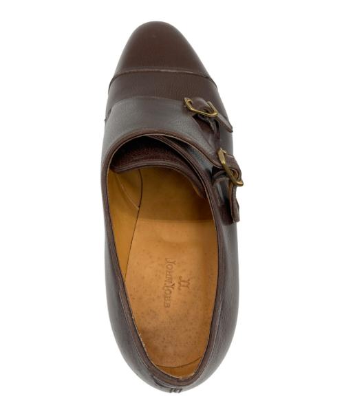 JOHN LOBB（ジョンロブ）JOHN LOBB (ジョンロブ) WILLIAM ダブルンモンクストラップシューズ ブラウン サイズ:10の古着・服飾アイテム