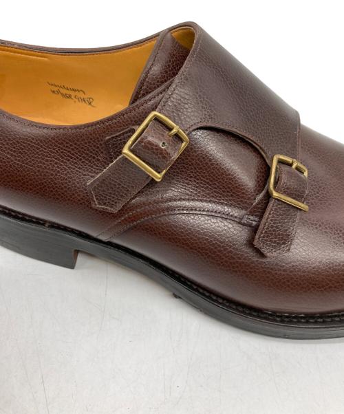JOHN LOBB（ジョンロブ）JOHN LOBB (ジョンロブ) WILLIAM ダブルンモンクストラップシューズ ブラウン サイズ:10の古着・服飾アイテム