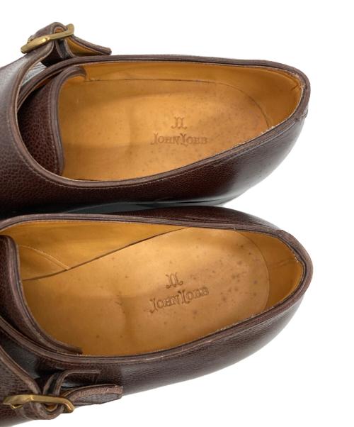 JOHN LOBB（ジョンロブ）JOHN LOBB (ジョンロブ) WILLIAM ダブルンモンクストラップシューズ ブラウン サイズ:10の古着・服飾アイテム