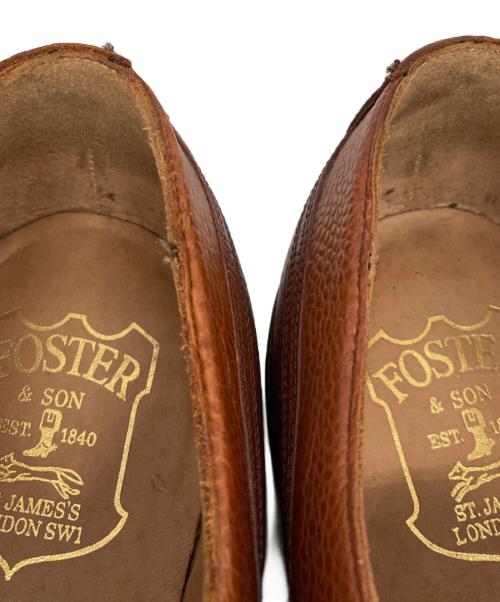 FOSTER&SON（フォスター＆サン）FOSTER&SON (フォスター＆サン) WARDEN  ストレートチップシューズ ブラウン サイズ:9の古着・服飾アイテム